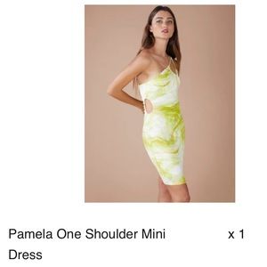 One shoulder dress